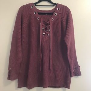 Cute Burgundy Sweater